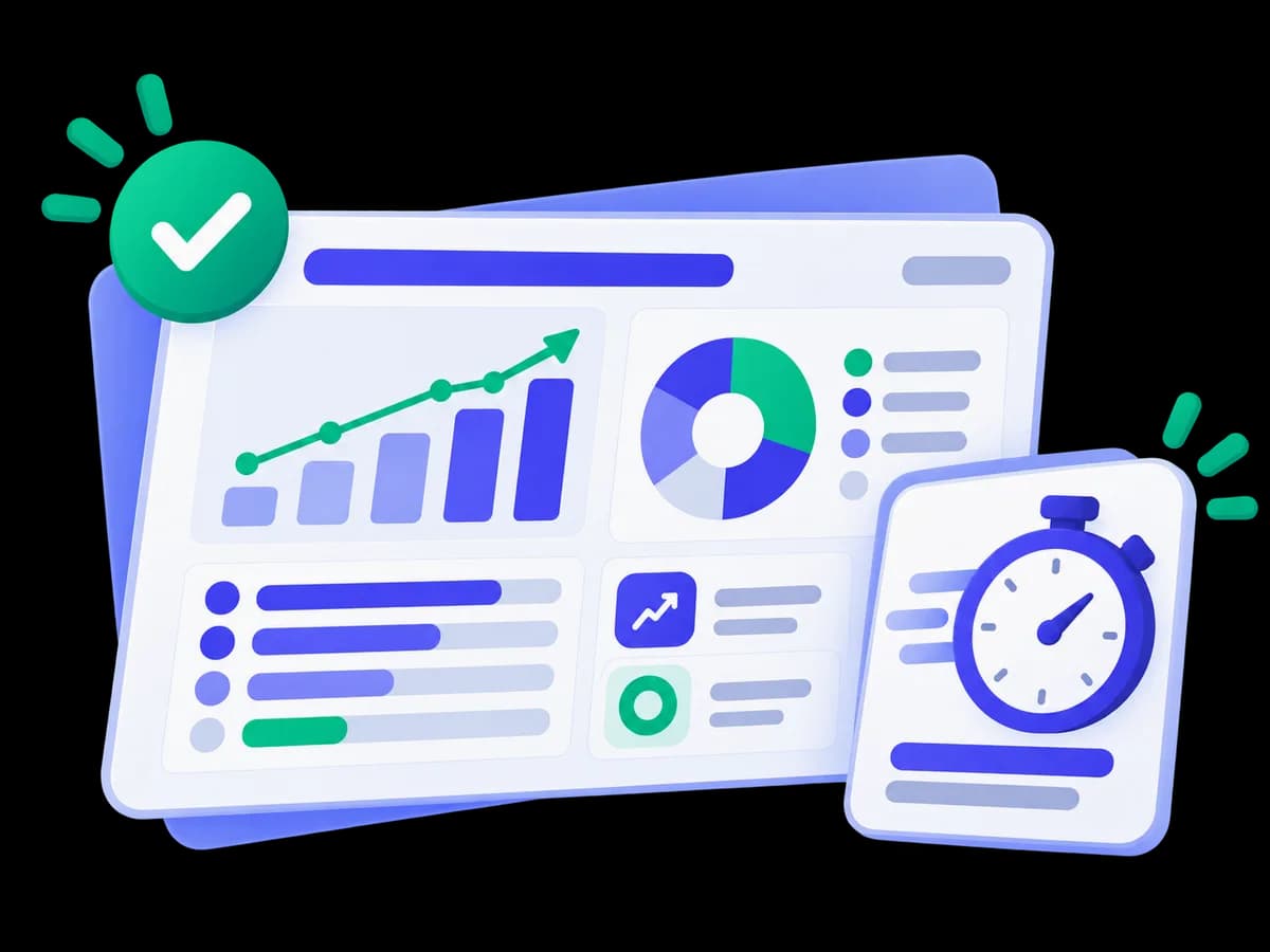 A performance dashboard with accuracy trends and a subject-wise breakdown